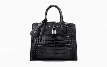 Louis Vuitton Python City Steamer -Black
