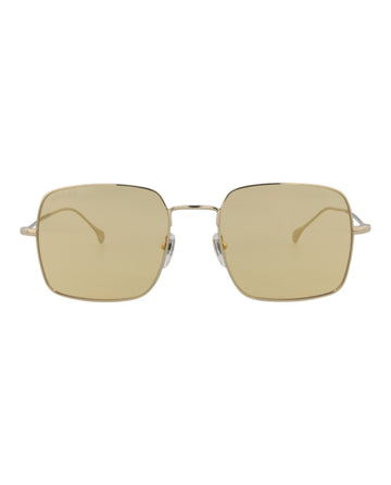 Square-Frame Metal Sunglasses