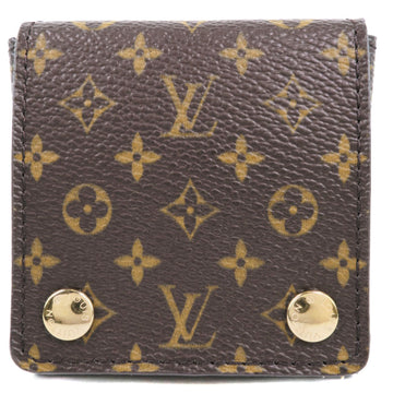 LOUIS VUITTON Pouch Monogram canvas Brown Jewelry case unisex(Unisex) Used