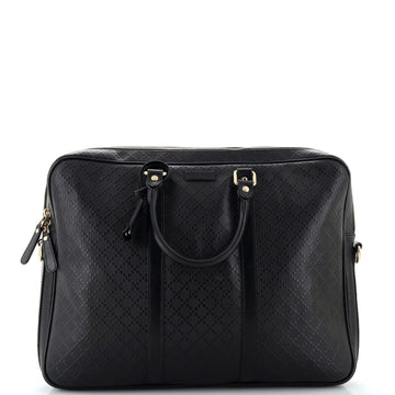 Bright Convertible Briefcase Diamante Leather Large