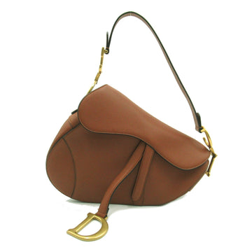 Dior Dior Saddle Bag Shoulder Bag Leather  Brown Collection