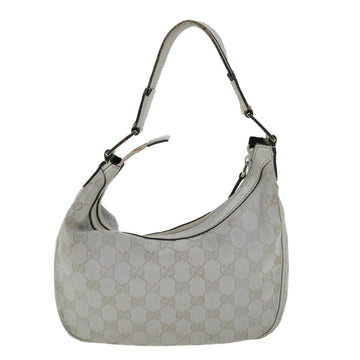 GUCCI GG Canvas Hand Bag Silver 2683757 36427