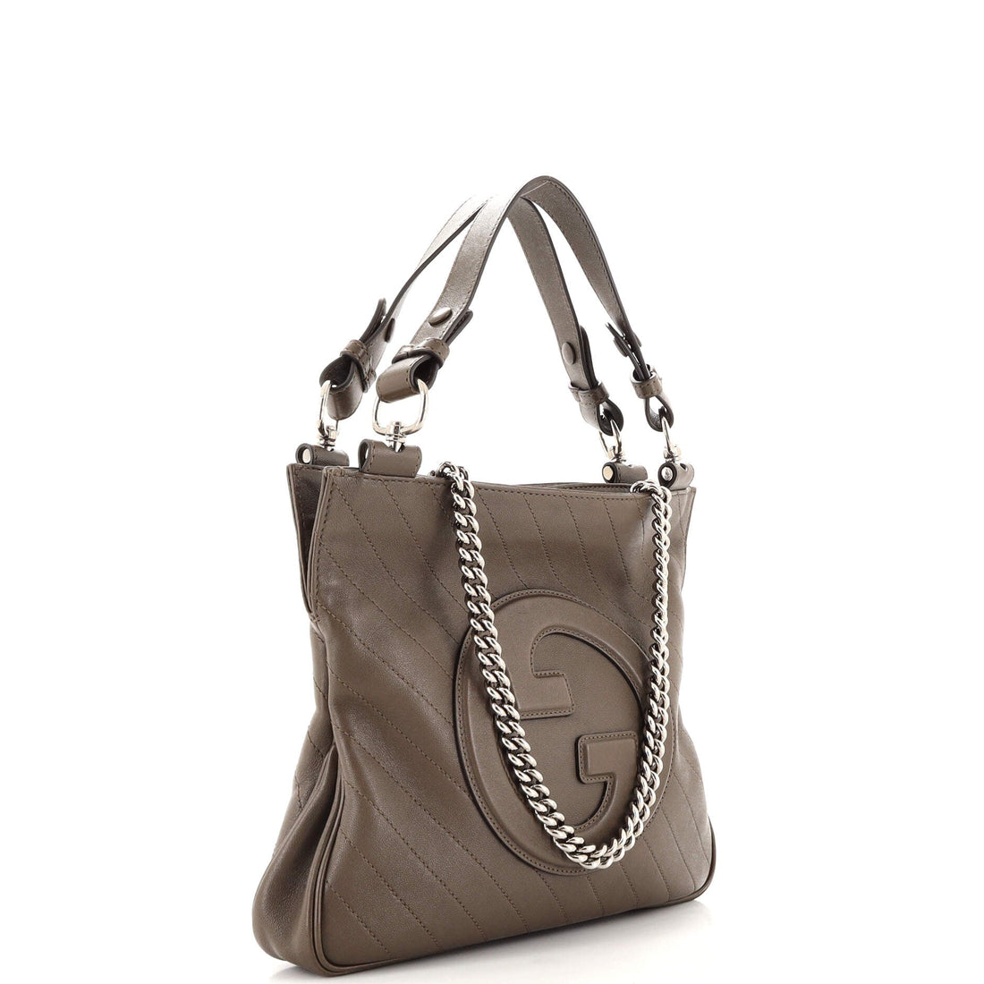 Blondie NM Tote Diagonal Quilted Leather Small
