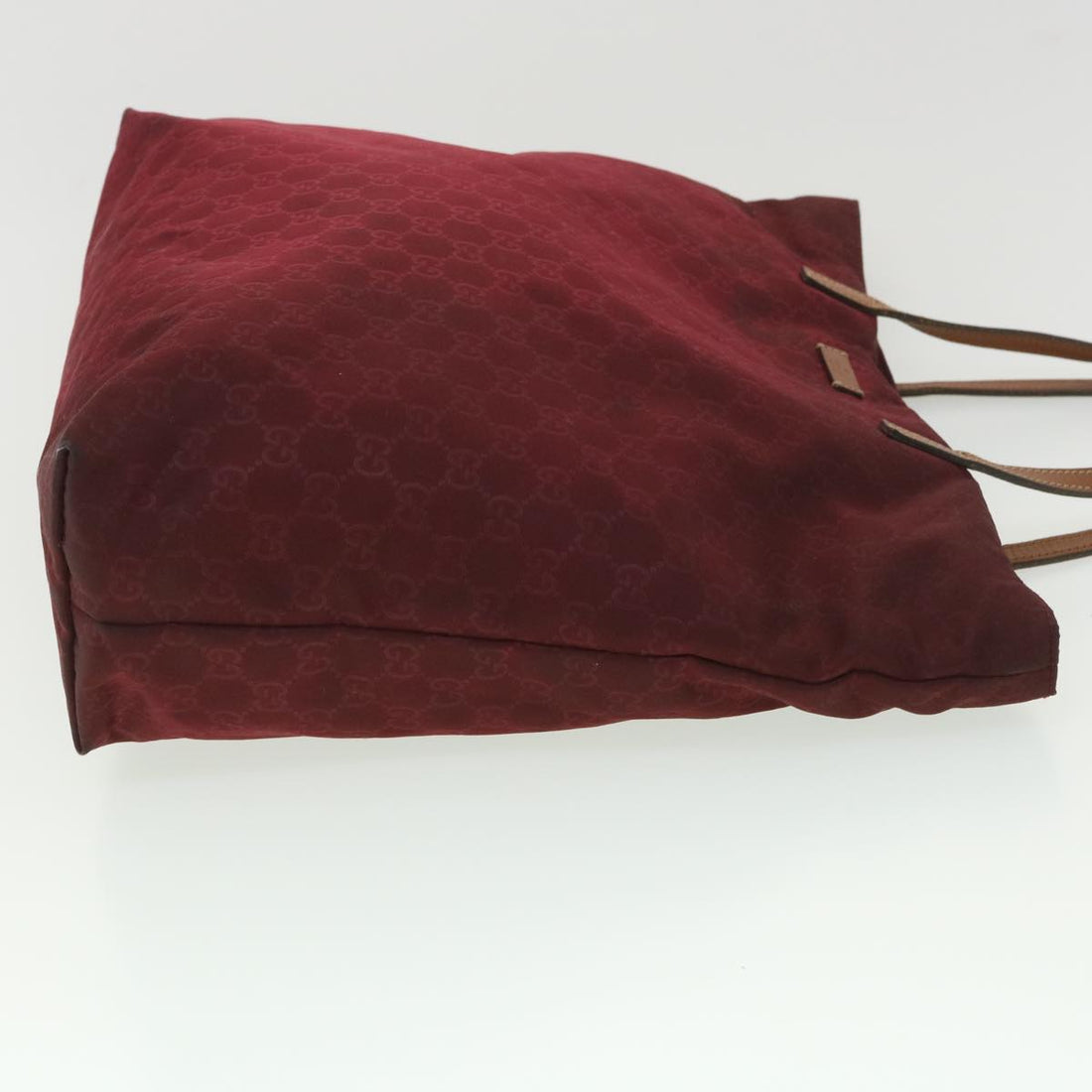GUCCI GG Canvas Tote Bag Wine Red 295252 36590