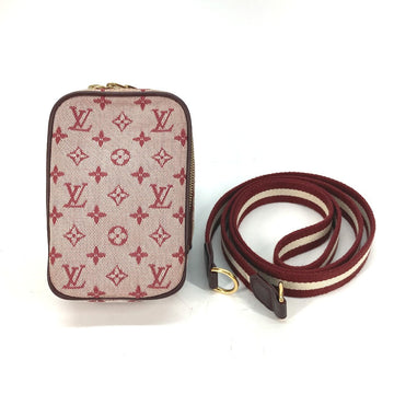 LOUIS VUITTON Pouch M60001  Monogram mini canvas Red Monogram mini US Digital Women Used