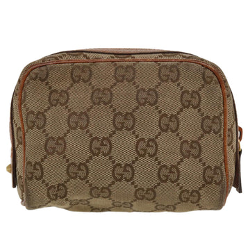 GUCCI GG Canvas Pouch Beige 120978 36673