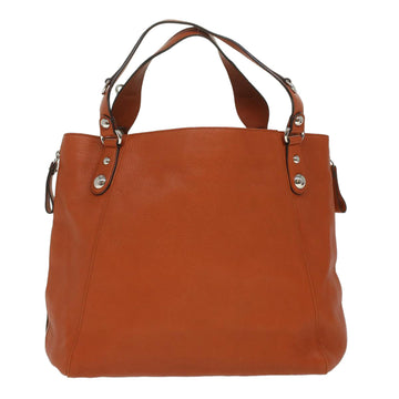 GUCCI Shoulder Bag Leather Orange Brown 232952 36699