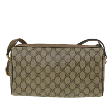 GUCCI GG Canvas Web Sherry Line Shoulder Bag Beige Red 89.02.012 36784