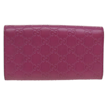 GUCCI Guccissima Long Wallet Pink 388679 36795