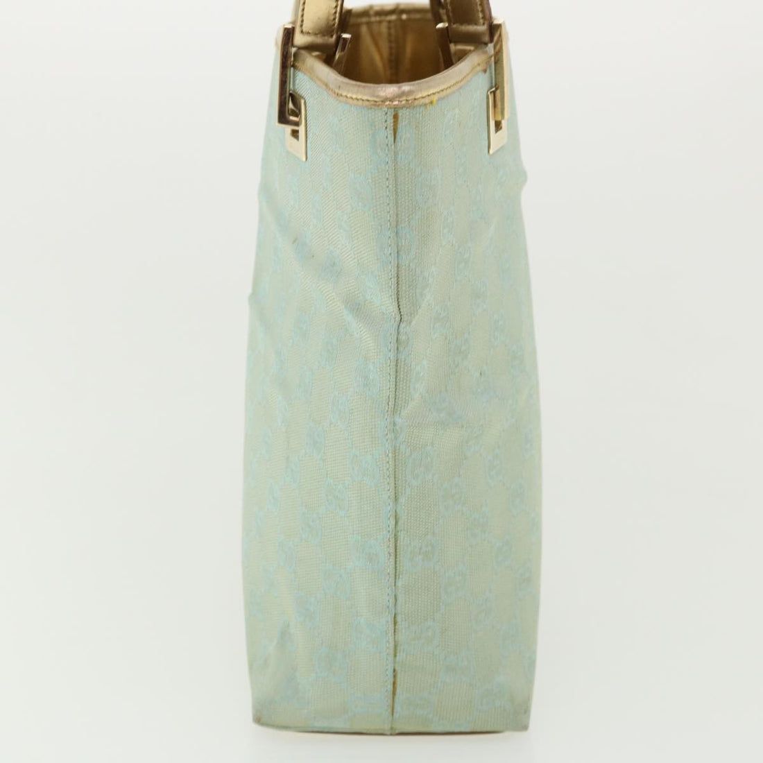 GUCCI GG Canvas Shoulder Bag Light Blue 0021099 36815