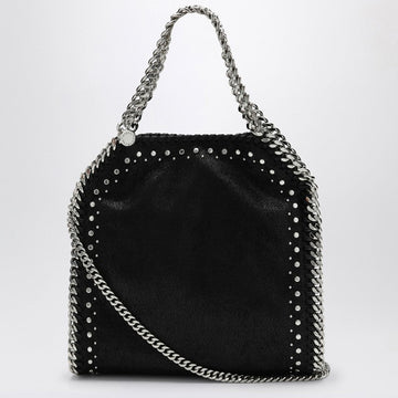 Stella Mccartney Black Falabella Mini Bag With Studs Women