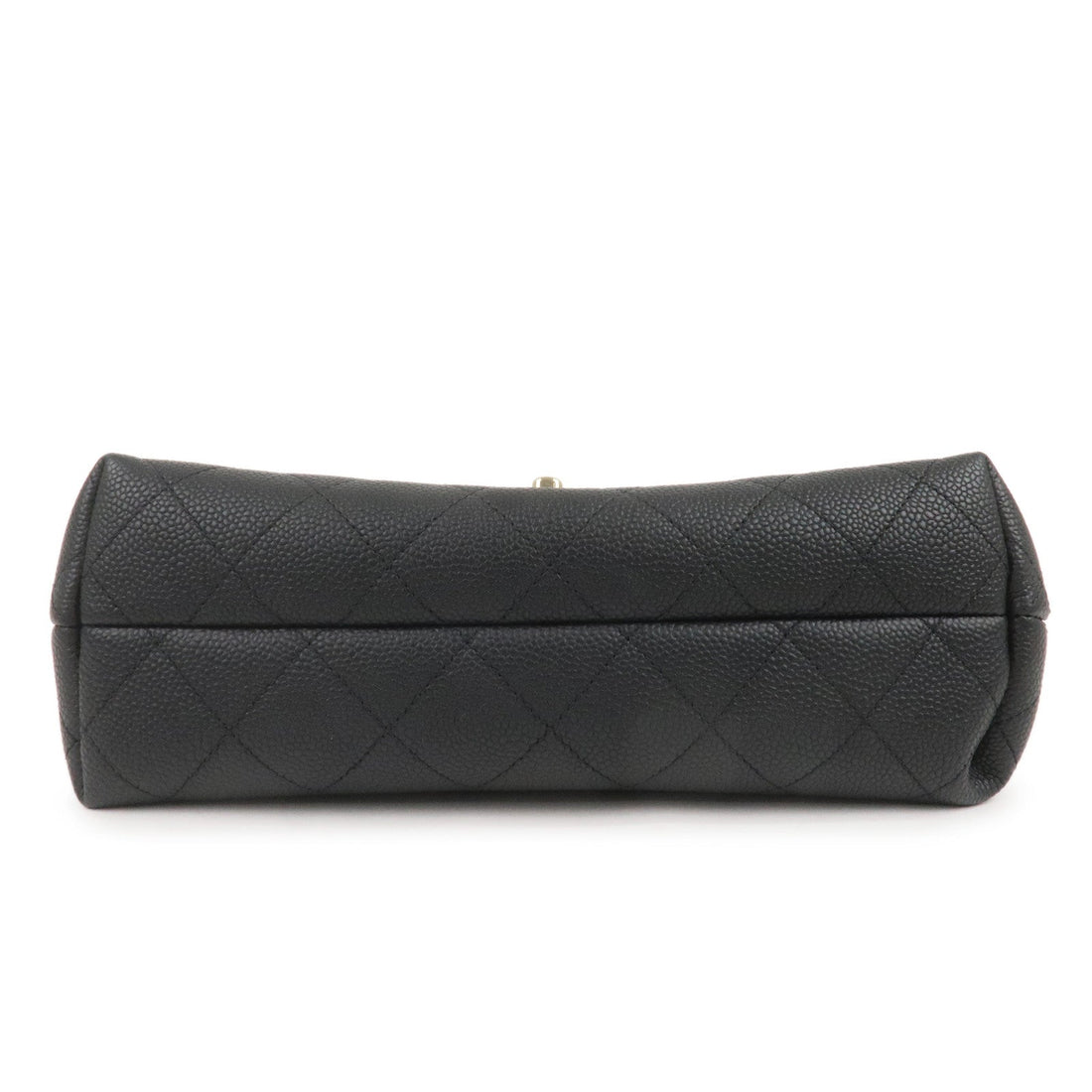 CHANEL Matelasse Caviar Skin 2Way Chain Shoulder Bag Black
