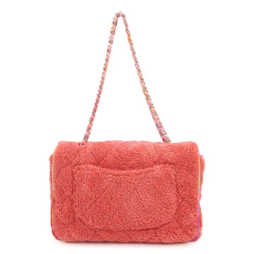 CHANEL Matelasse Pile Big Matelasse Chain Shoulder Bag Pink