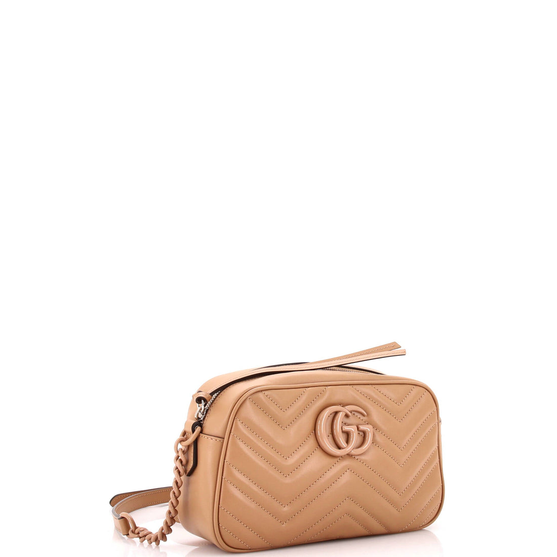 GG Marmont Monochrome Shoulder Bag Matelasse Leather Small