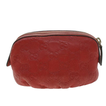 GUCCI Guccissima Pouch Red 282642 37323