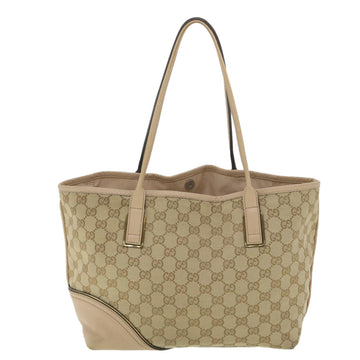 GUCCI GG Canvas Tote Bag Beige 169946 37347