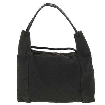 GUCCI GG Canvas Shoulder Bag Gray 101292 37374