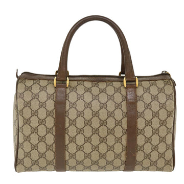 GUCCI GG Canvas Web Sherry Line Boston Bag Beige Red Green 69.02.007 37707