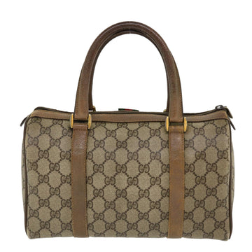 GUCCI GG Canvas Web Sherry Line Boston Bag Beige Red Green 40.02.006 37712