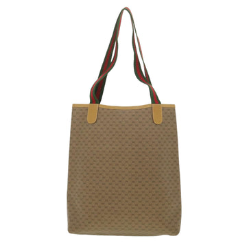 GUCCI Micro GG Canvas Web Sherry Line Shoulder Bag Beige Red 40.02. 37808