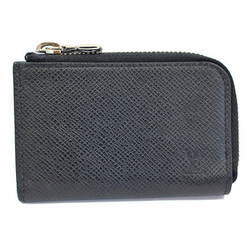 Louis Vuitton Porte Monet Taiga Coin Case M63375 Leather Black  etc