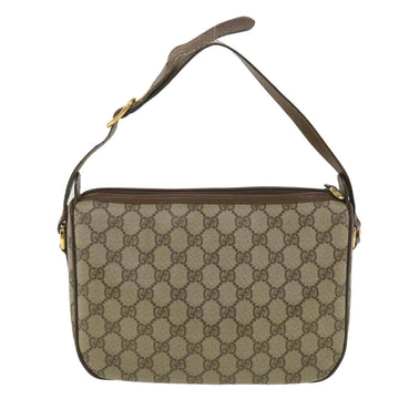 GUCCI GG Canvas Web Sherry Line Shoulder Bag Beige Red 89.02.077 38096