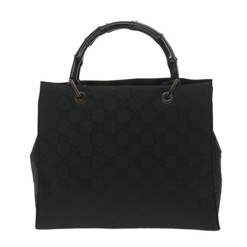 GUCCI GG Canvas Hand Bag Black 38354