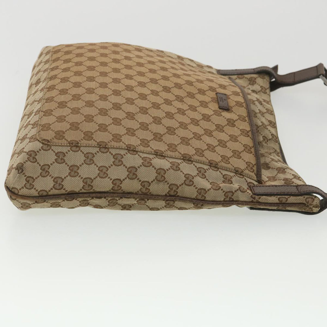 GUCCI GG Canvas Shoulder Bag Beige 122791 38436