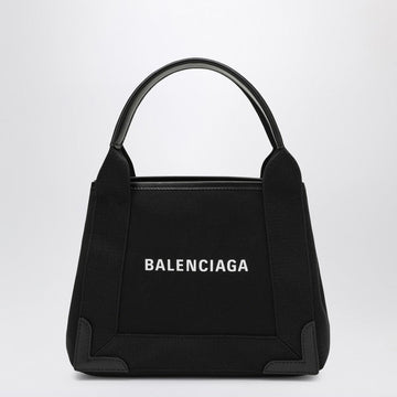 Balenciaga Black Navy Cabas Xs Bag Women