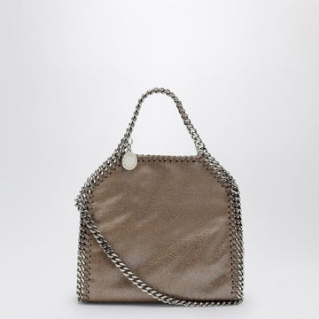 Stella Mccartney Falabella Micro Shiny Beige Bag Women