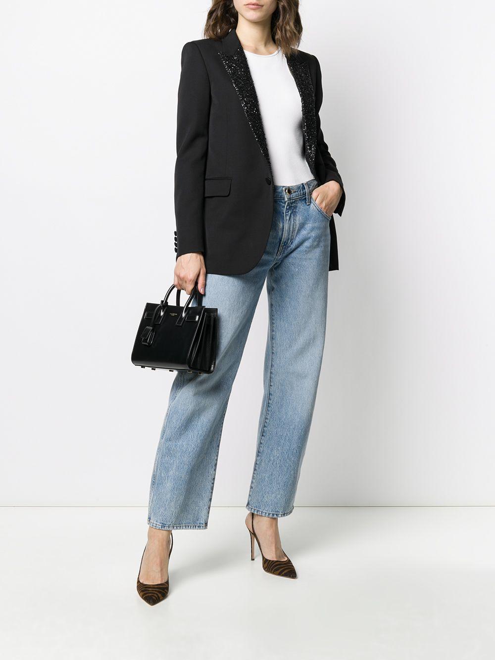 SAC DE JOUR NANO LEATHER TOTE BAG