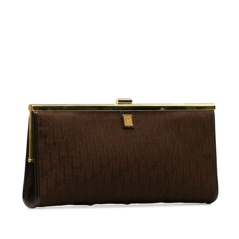Dior Dior Clutch Bag Canvas Brown Ladies Market