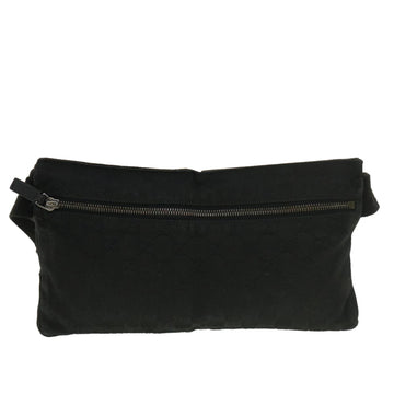 GUCCI GG Canvas Waist bag Black 28566 39289
