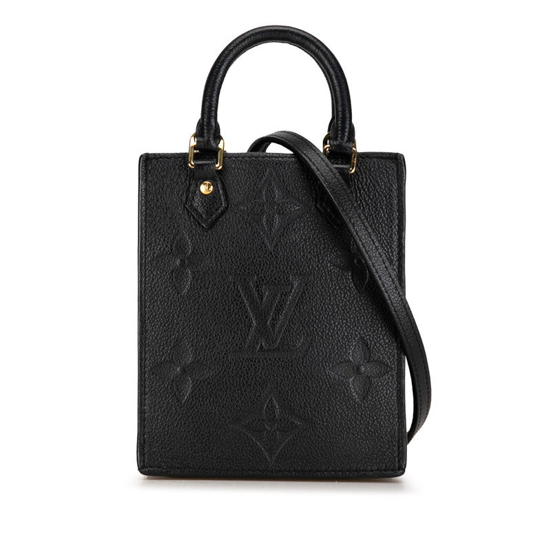 Louis Vuitton Monogram Amplant Pitt Sacpra Handbag Shoulder Bag 2WAY M81417 Noir Black Leather  Louis Vuitton