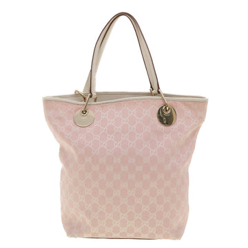 GUCCI GG Canvas Shoulder Bag Pink 120836 39455