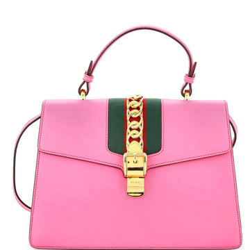 Sylvie Top Handle Bag Leather Medium