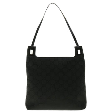 GUCCI GG Canvas Shoulder Bag Black 39778