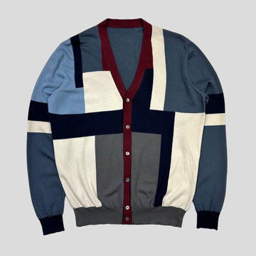 Prada Milano 2015 Geometric Cardigan - L
