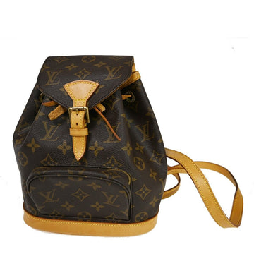 Louis Vuitton Montsouris  Canvas Backpack Bag ()