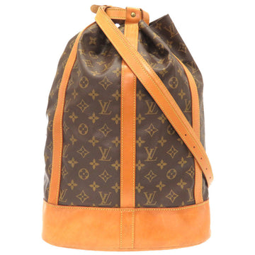 LOUIS VUITTON Shoulder Bag M42244 Monogram canvas Brown Monogram RandonneeGM Women Used