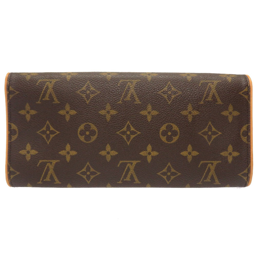 LOUIS VUITTON Shoulder Bag M51852 Monogram canvas Brown Monogram Pochette Twin GM Women Used