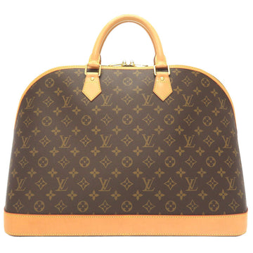 LOUIS VUITTON Boston Duffel bag M41446 Monogram canvas Brown Monogram Alma Voyage MM mens Used