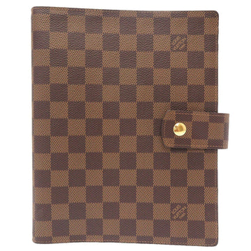 LOUIS VUITTON Notebook cover R20107 Damier canvas Brown Damier Agenda GM Women Used