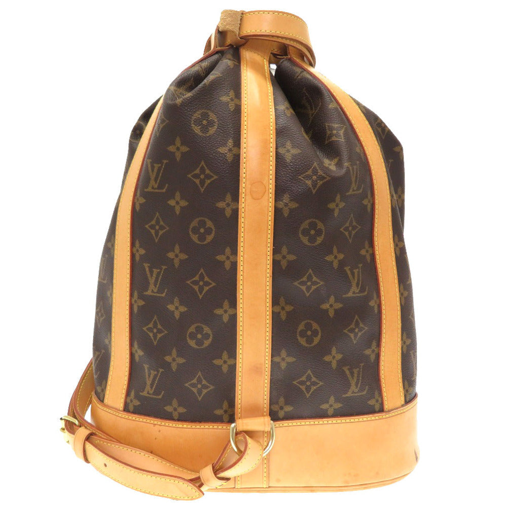LOUIS VUITTON Shoulder Bag M42243 Monogram canvas Brown Monogram RandonneePM unisex(Unisex) Used