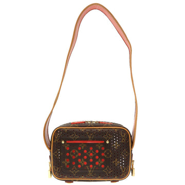 LOUIS VUITTON Shoulder Bag M95177 Monogram Perfo Orange Monogram Perfo Mini Trocadero Women Used