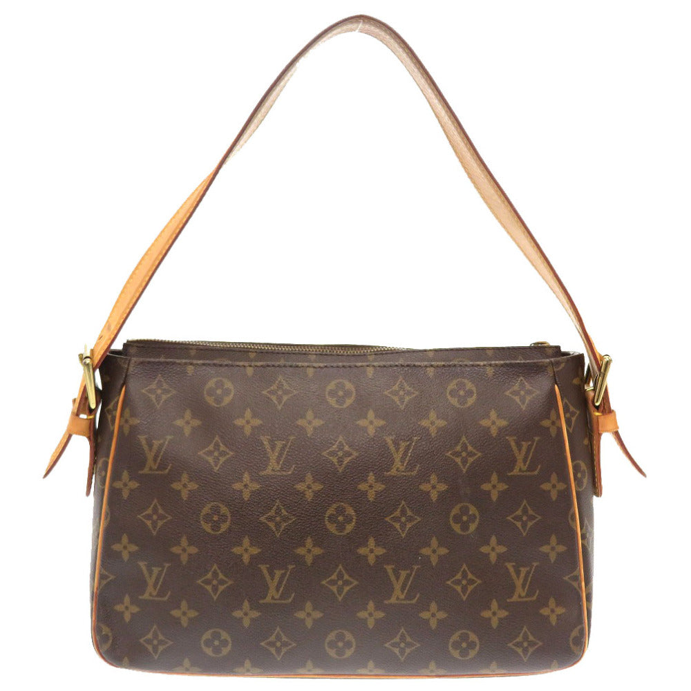 LOUIS VUITTON Shoulder Bag M51163  Monogram canvas Brown Monogram Vivasite GM Women Used