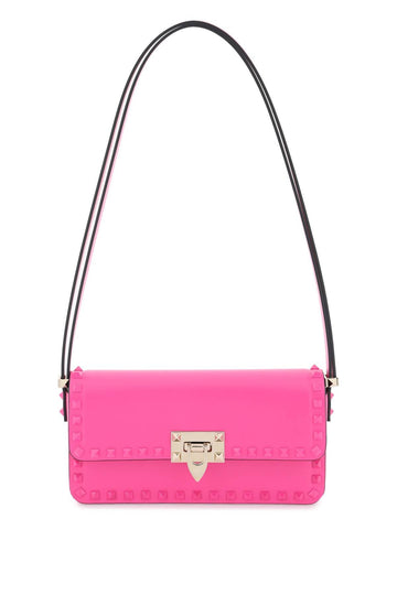 Valentino Garavani Rockstud23 East-West Leather Shoulder Bag Women
