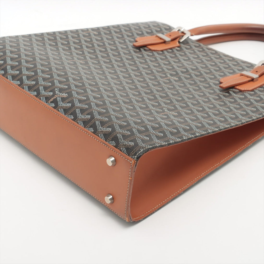 Goyard Goyardine Comores Tote Black x Brown
