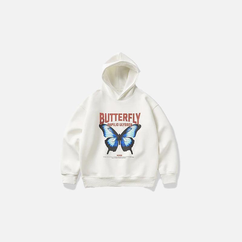 Butterfly Print Hoodie