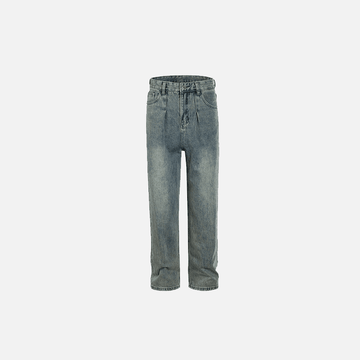 Vintage Washed Loose Jeans